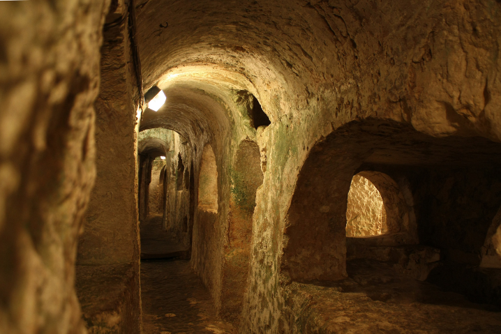 Old underground tunnel, a Malta Quest location